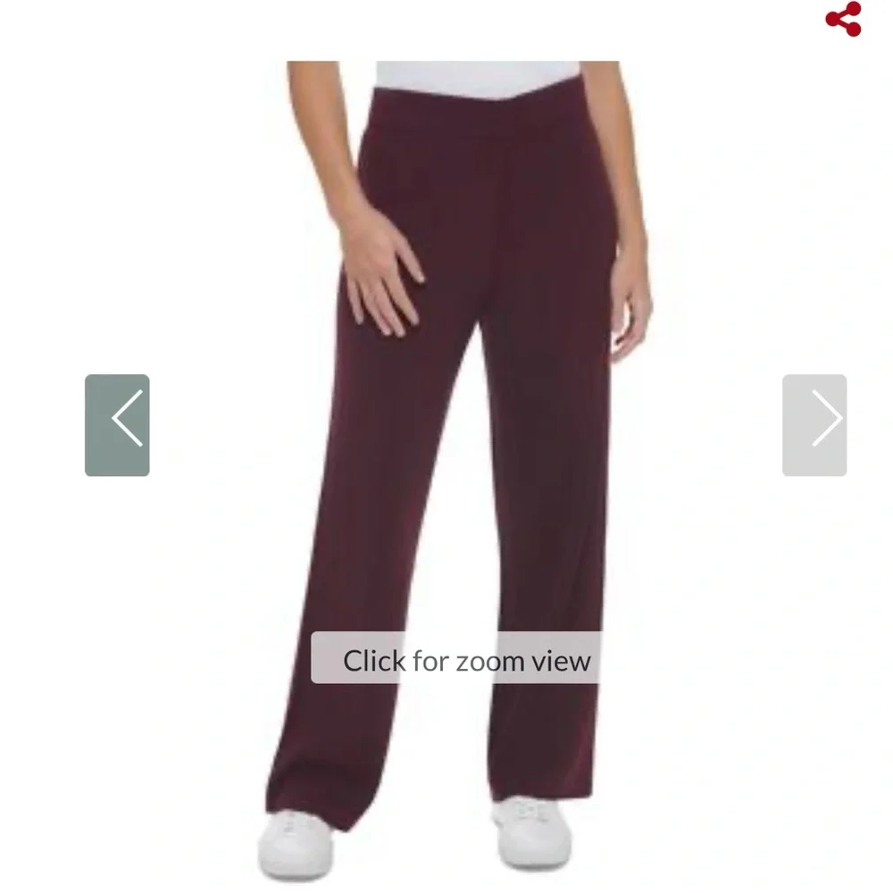 Calvin Klein women’s knit comfy wide leg pants - Picture 9 of 9